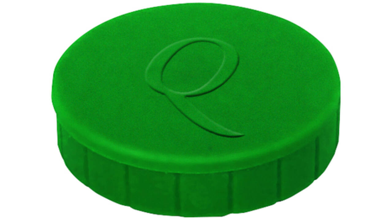 Magneet Quantore 20mm 300gram groen 10stuks