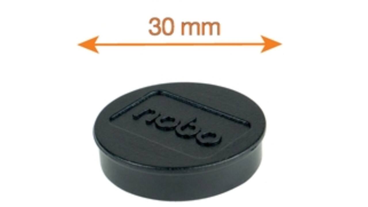 Magneet Nobo 30mm 700gr zwart
