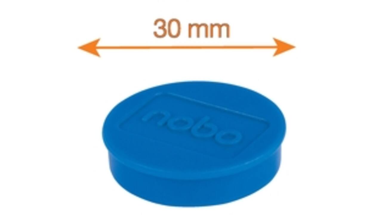 Magneet Nobo 30mm 700gr blauw