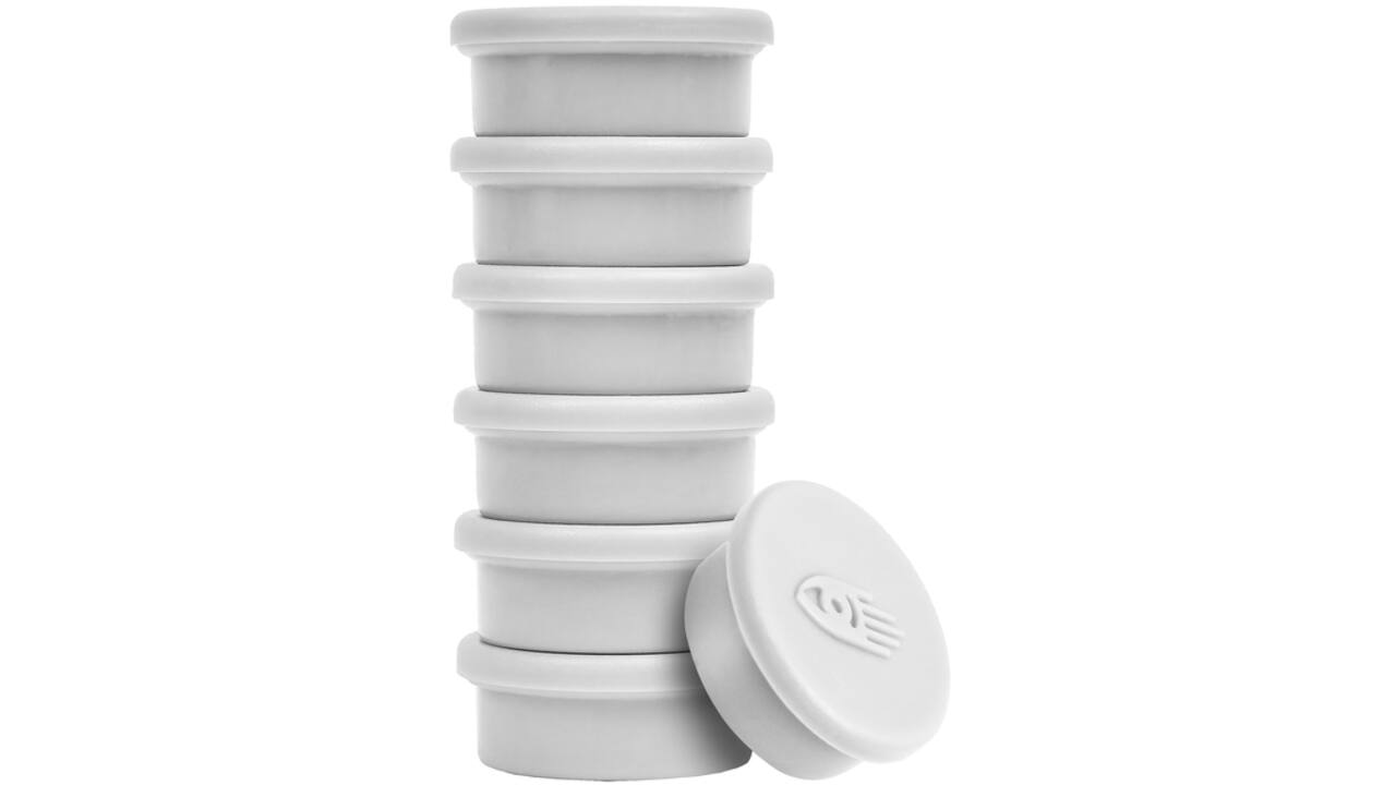 Magneet Legamaster 20mm 250gr wit 8stuks