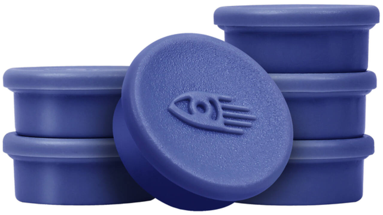 Magneet Legamaster 20mm 250gr blauw 8stuks