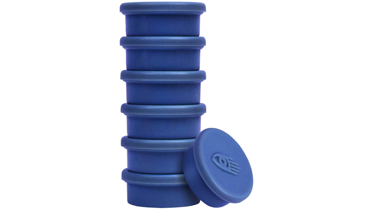 Magneet Legamaster 20mm 250gr blauw 8stuks