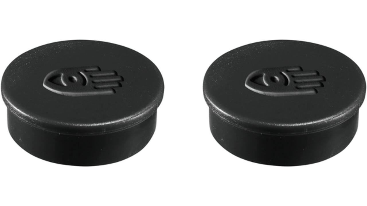 Magneet Legamaster 35mm super 2500gr zwart 2stuks