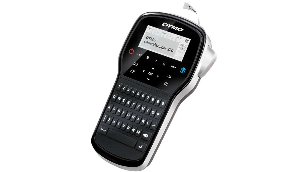 Labelprinter Dymo LabelManager 280 draagbaar qwerty 12mm zwart in koffer