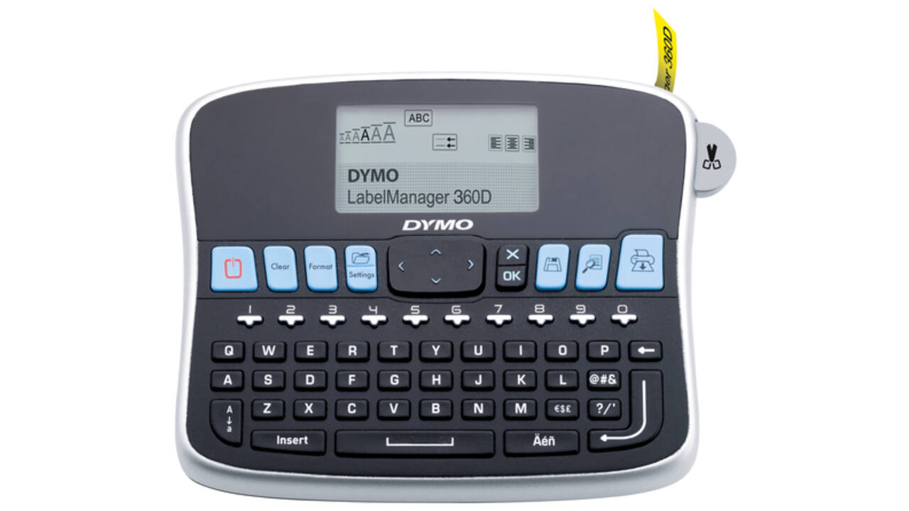 Labelprinter Dymo LabelManager 360D draagbaar qwerty 19mm zwart