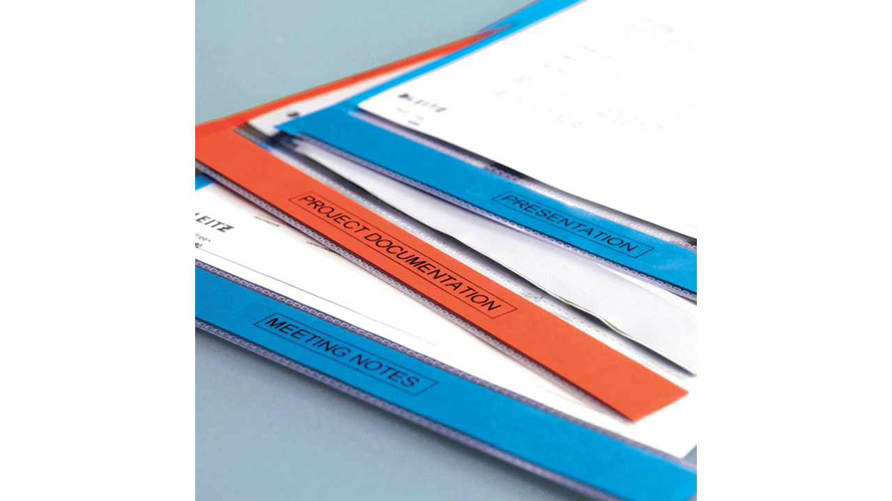 Labeltape Dymo LabelManager D1 polyester 12mm zwart op transparant