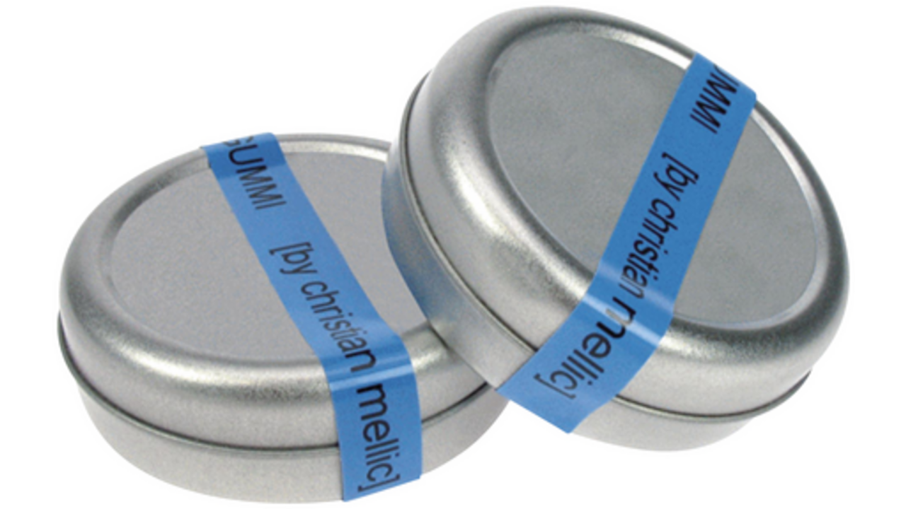 Labeltape Dymo LabelManager D1 polyester 12mm zwart op blauw