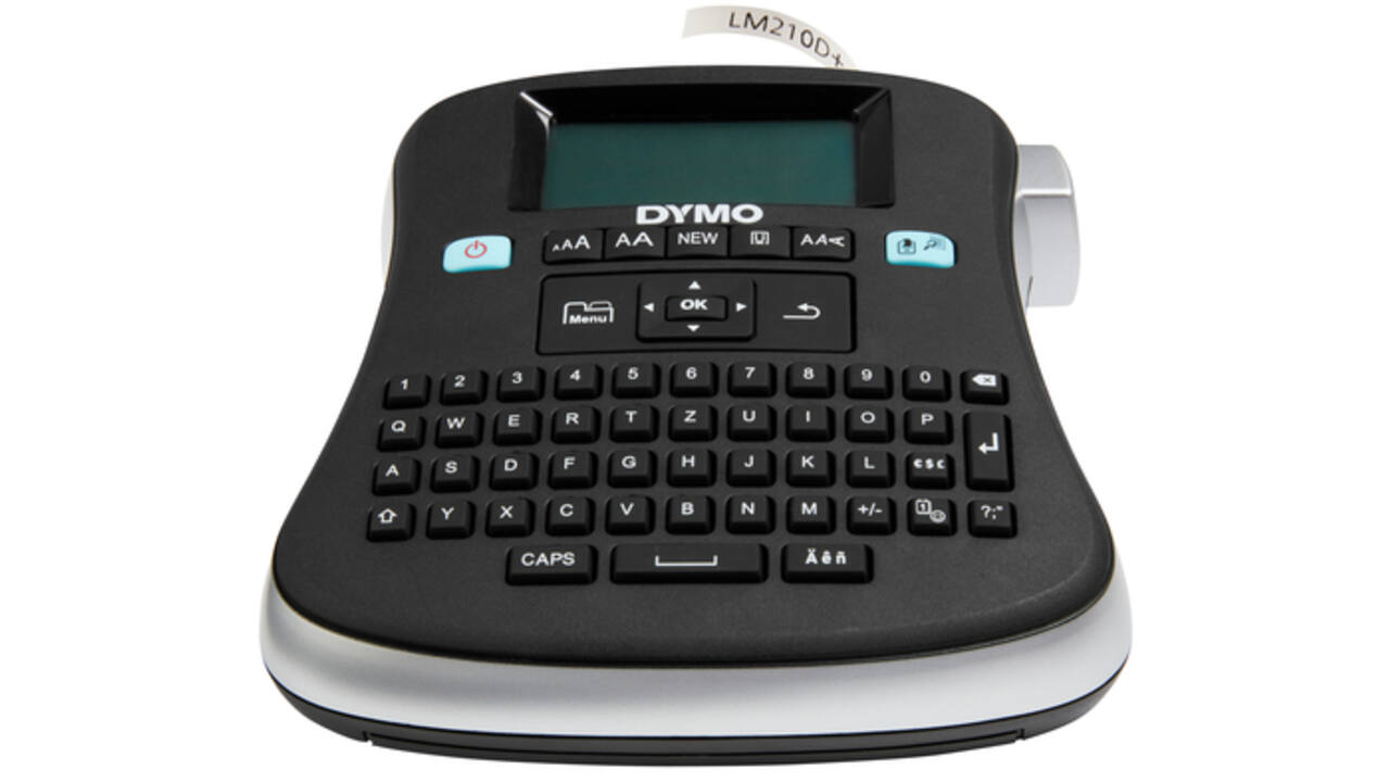 Labelprinter Dymo LabelManager 210D+ draagbaar qwerty 12mm zwart