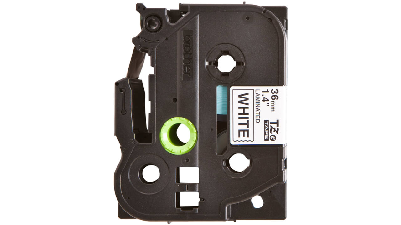 Labeltape Brother P-touch TZE-261 36mm zwart op wit