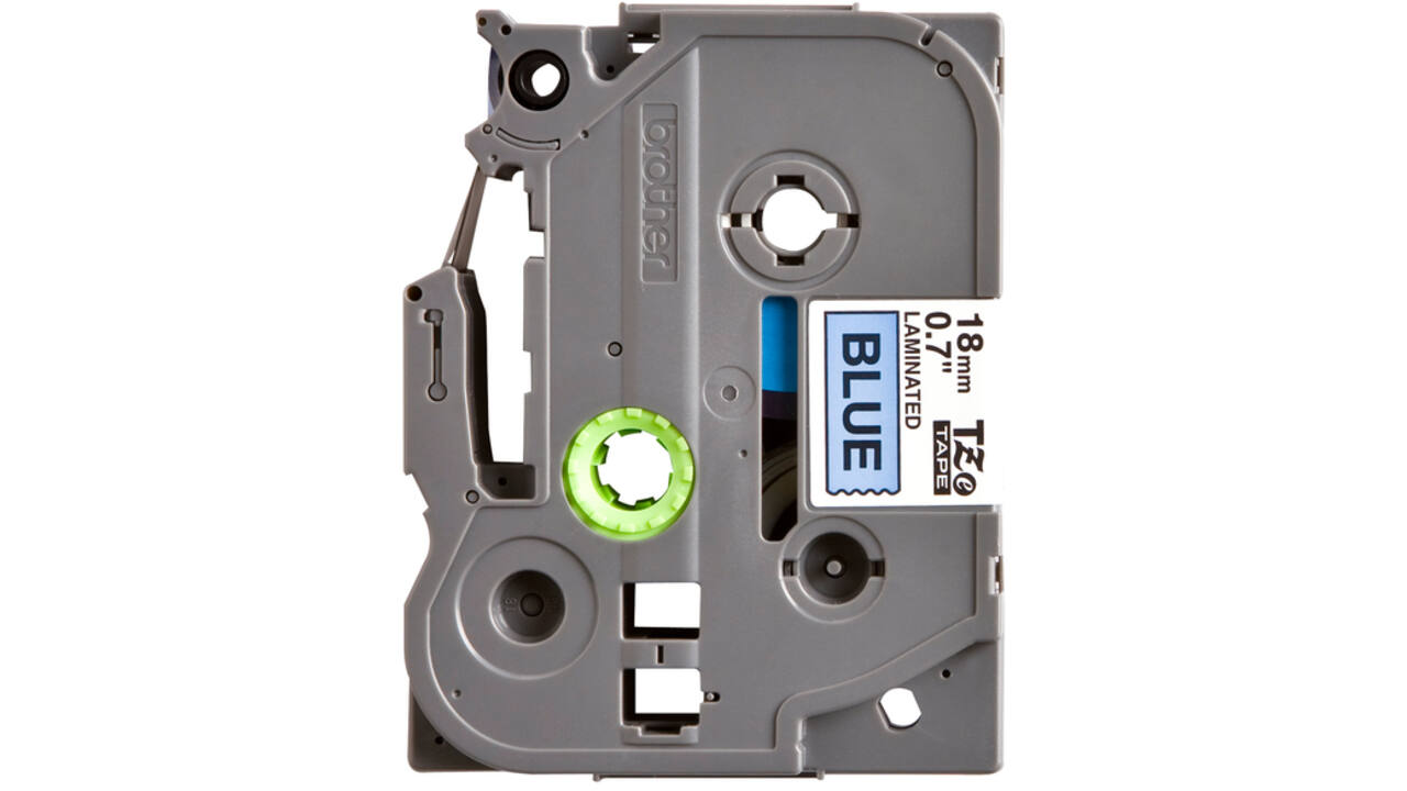 Labeltape Brother P-touch TZE-541 18mm zwart op blauw