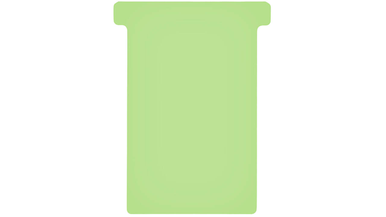T-kaart Djois formaat 3 77mm groen 100 stuks