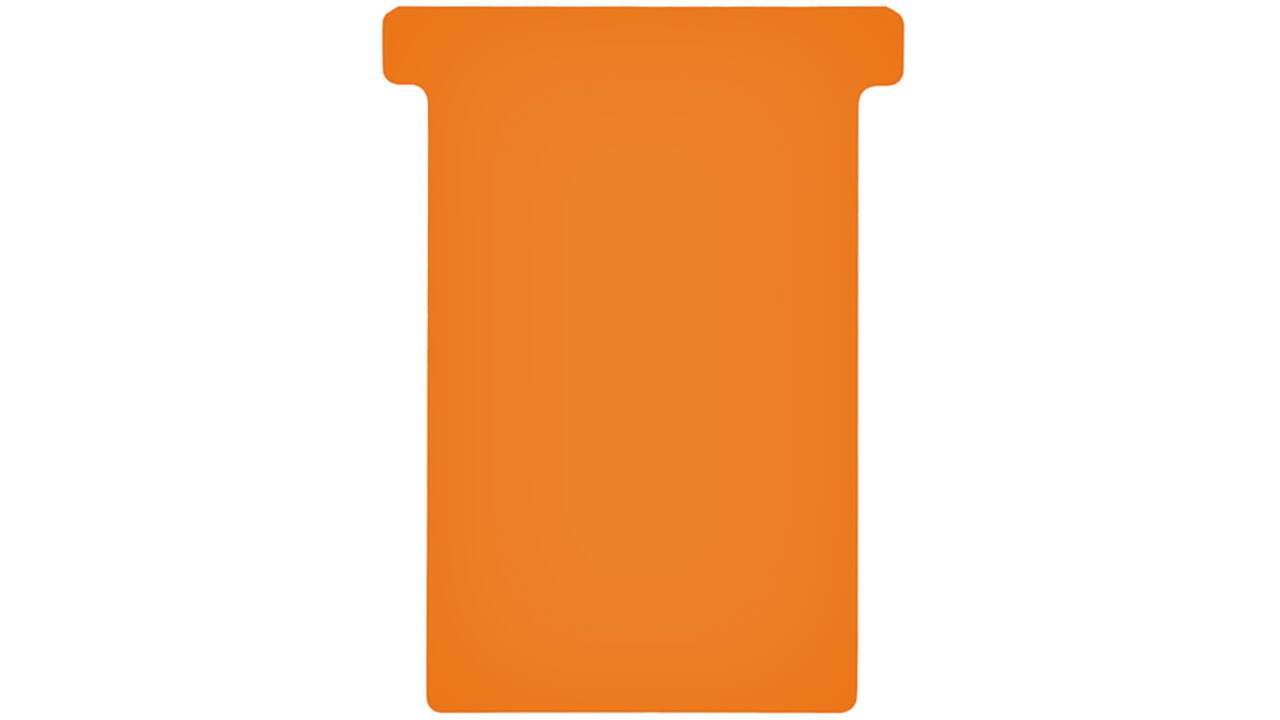 T-kaart Djois formaat 3 77mm oranje 100 stuks