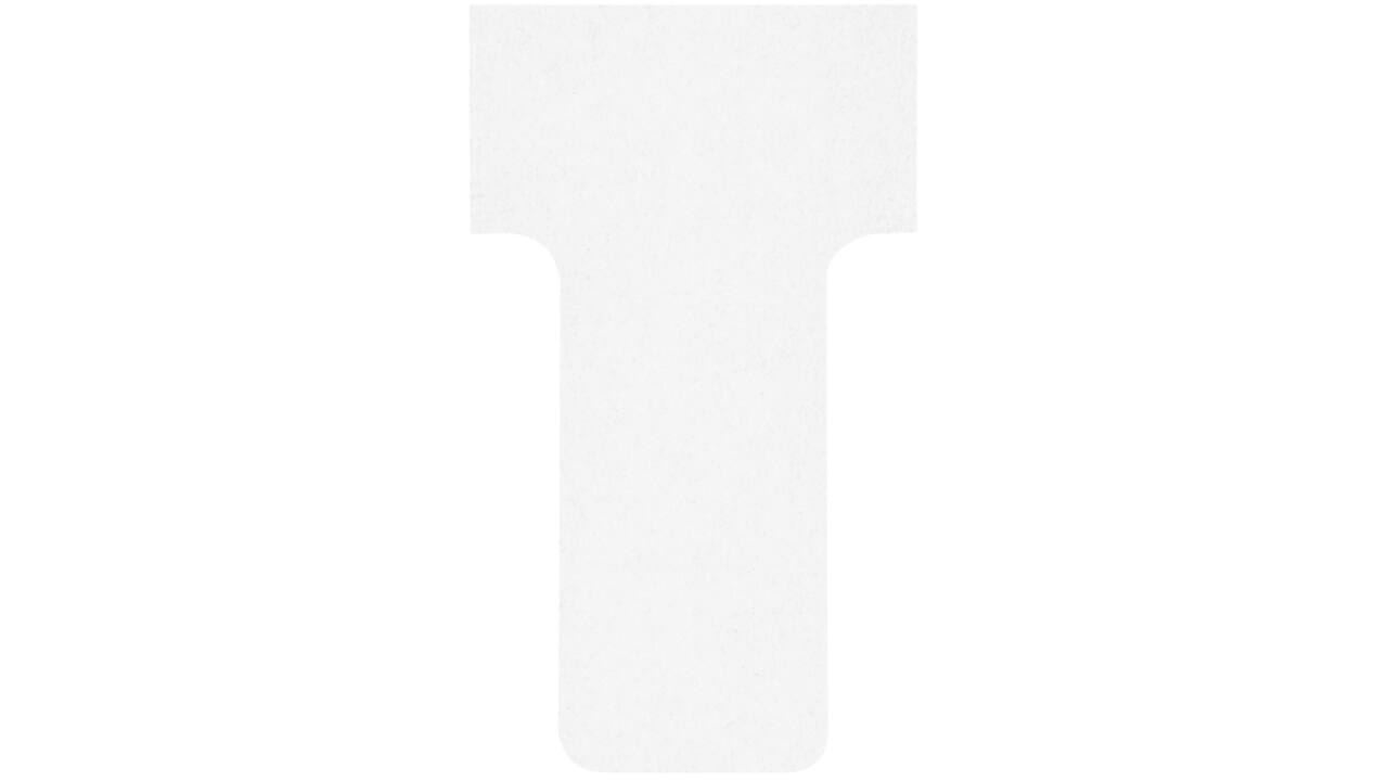 Planbord T-kaart Nobo nr 1 16mm wit 100 stuks