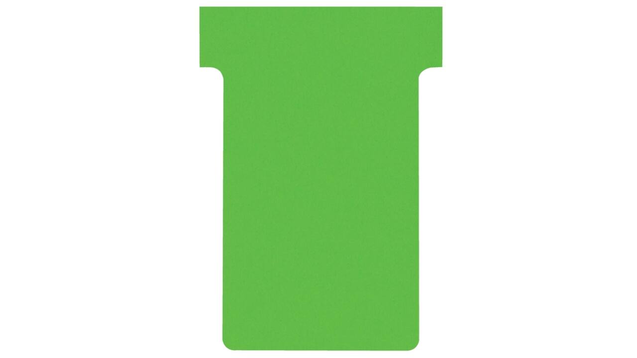 T-kaart Nobo nr.2 48mm groen 100 stuks
