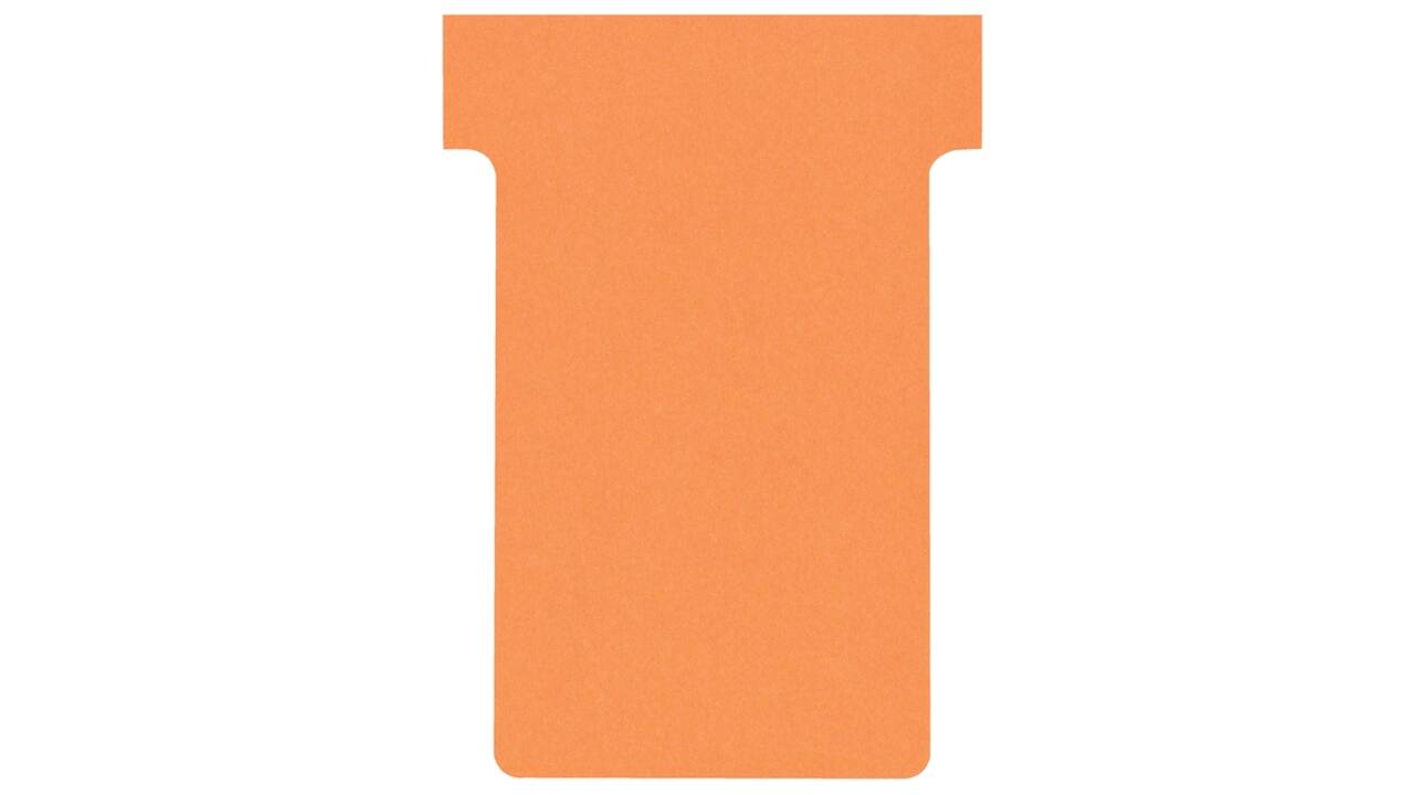T-kaart Nobo nr.2 48mm oranje 100 stuks