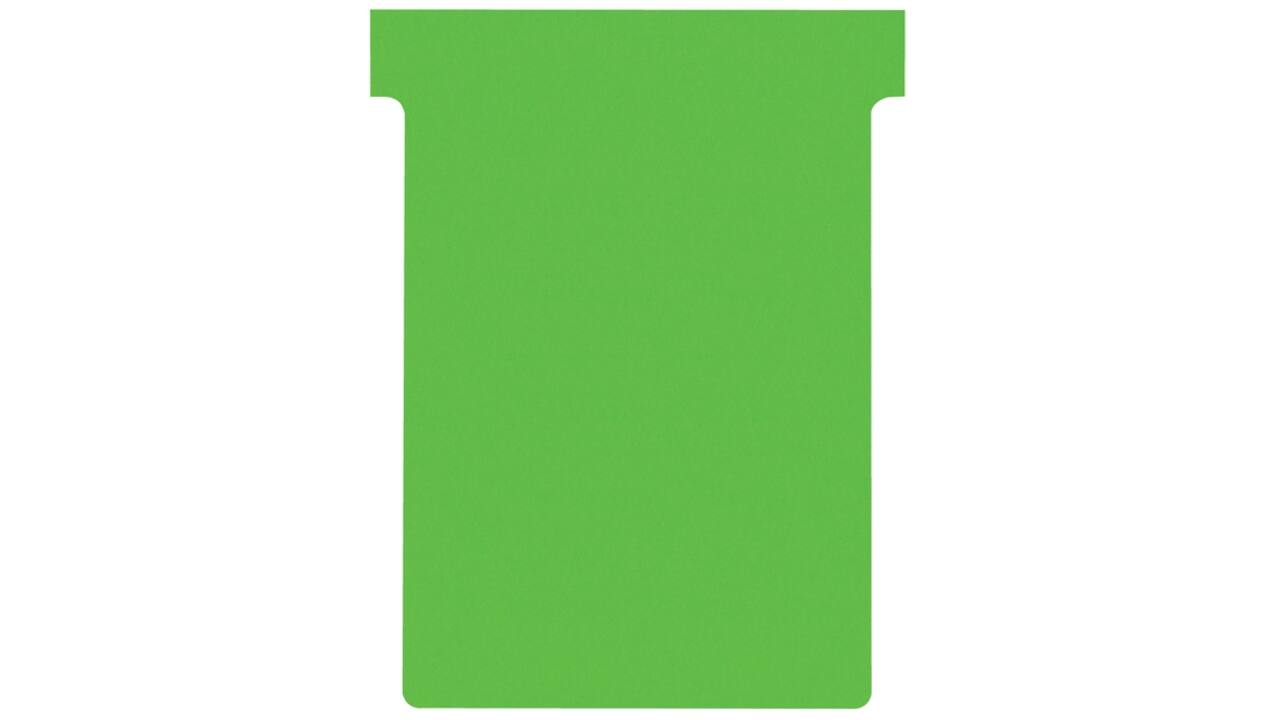 T-kaart Nobo nr.3 80mm groen 100 stuks
