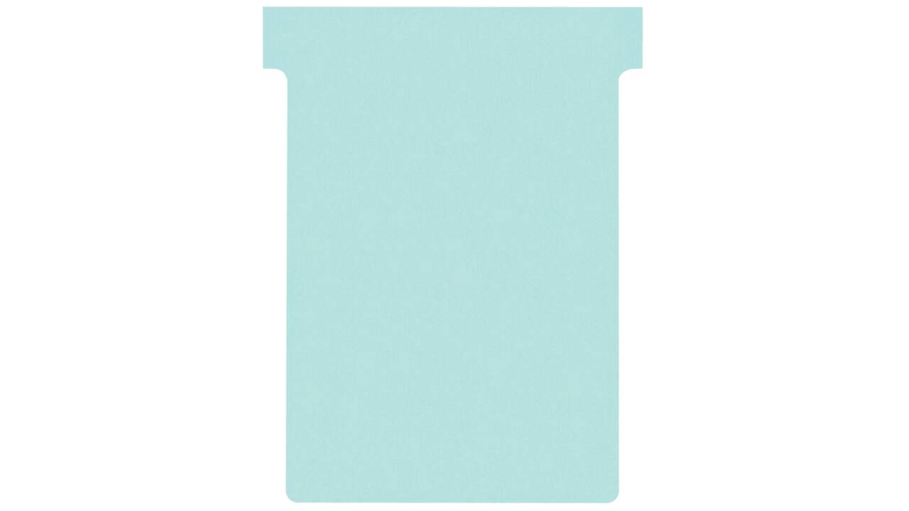 T-kaart Nobo nr.3 80mm blauw 100 stuks
