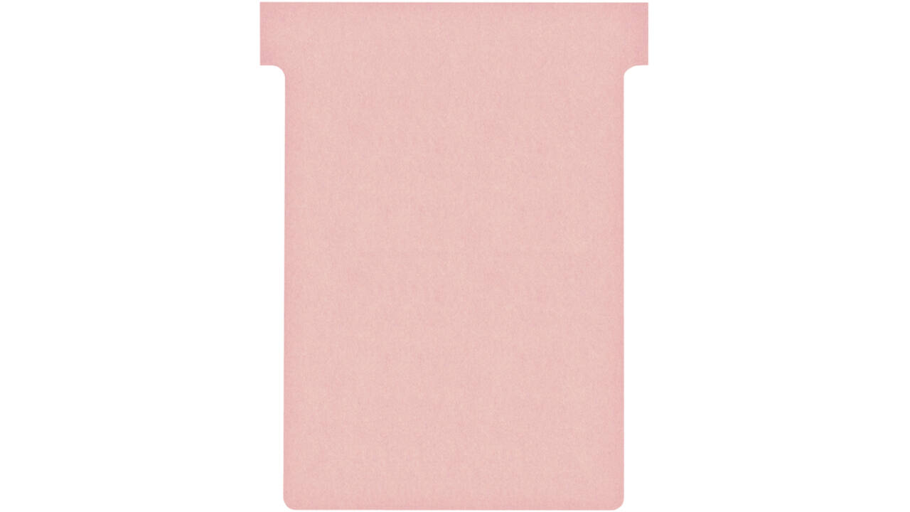 Planbord T-kaart Nobo nr 3 80mm roze 100 stuks