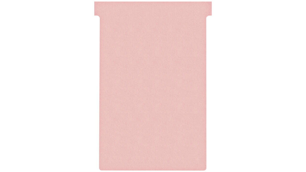 Planbord T-kaart Nobo nr 4 112mm roze 100 stuks