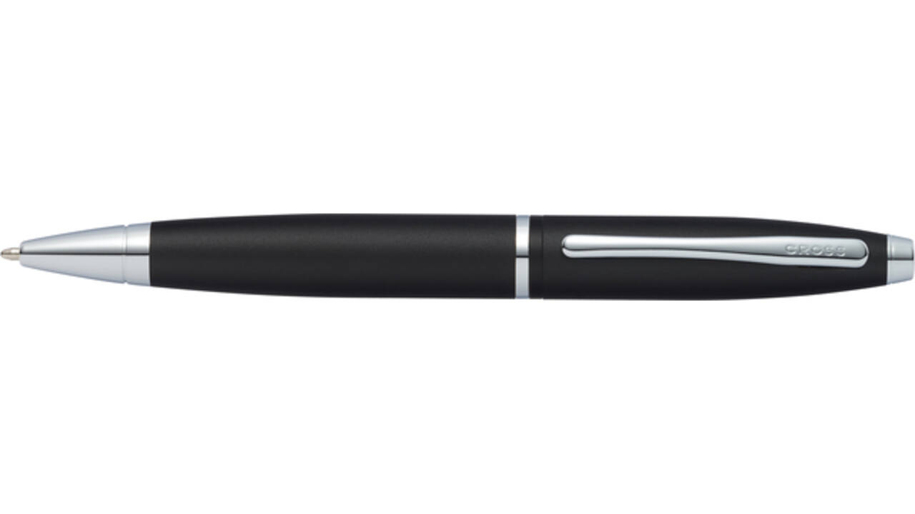 Schrijfset Cross balpen en vulpen Calais medium mat zwart