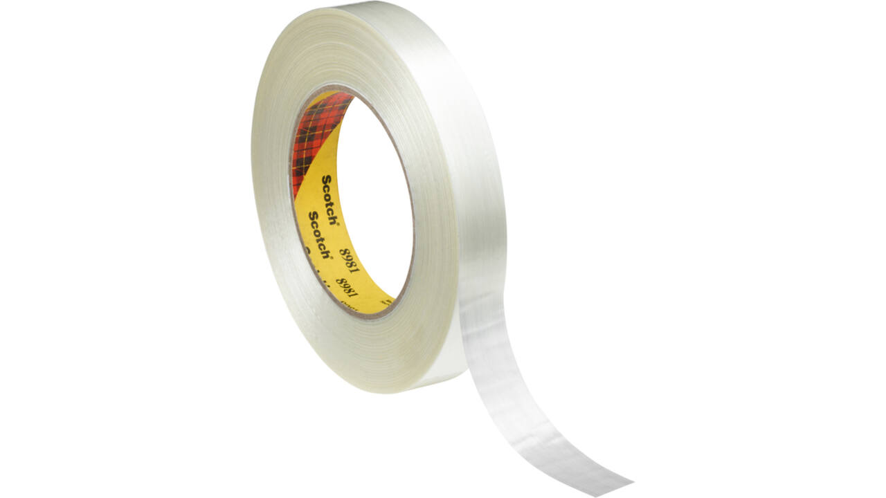 Plakband Scotch High Performance glasvezel 8981 25mmx50m transparant