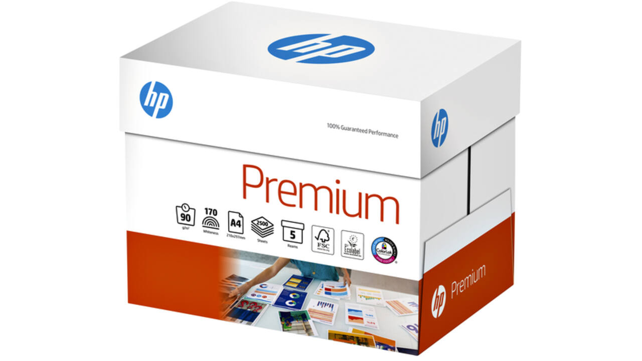 Kopieerpapier HP Premium A4 90gr wit 500vel