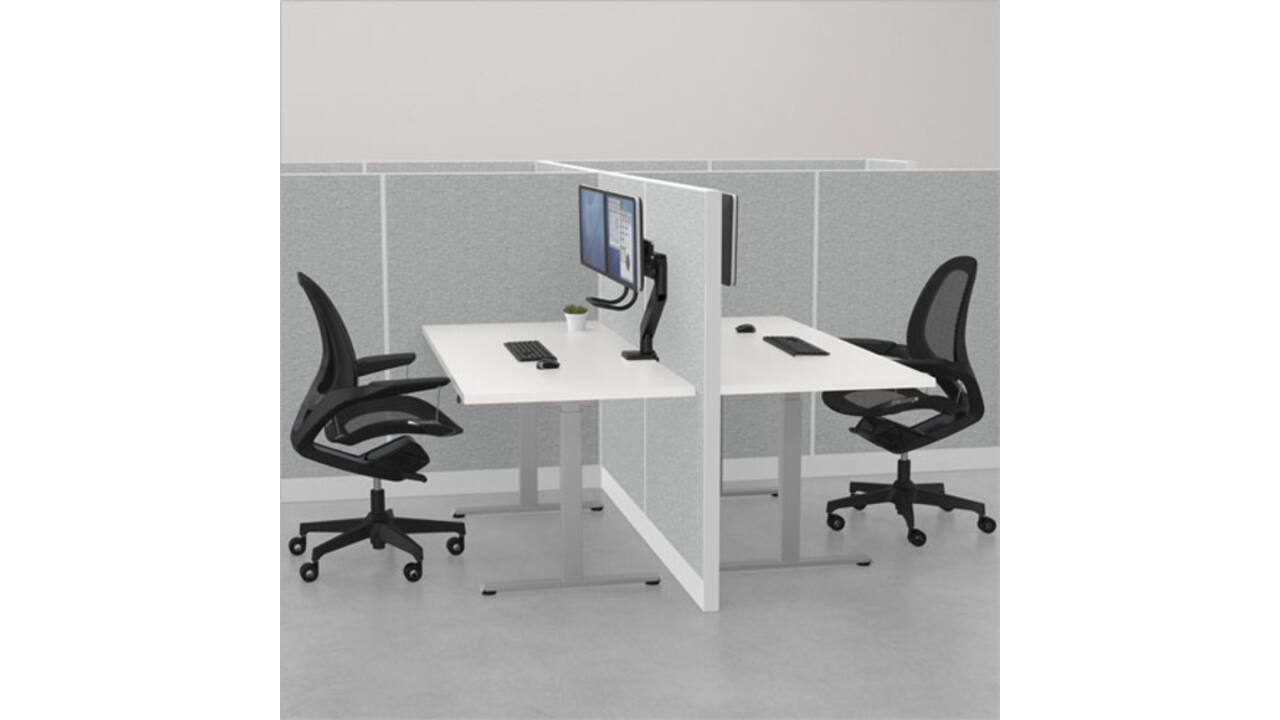 Monitorarm Fellowes Eppa Crossbar zwart