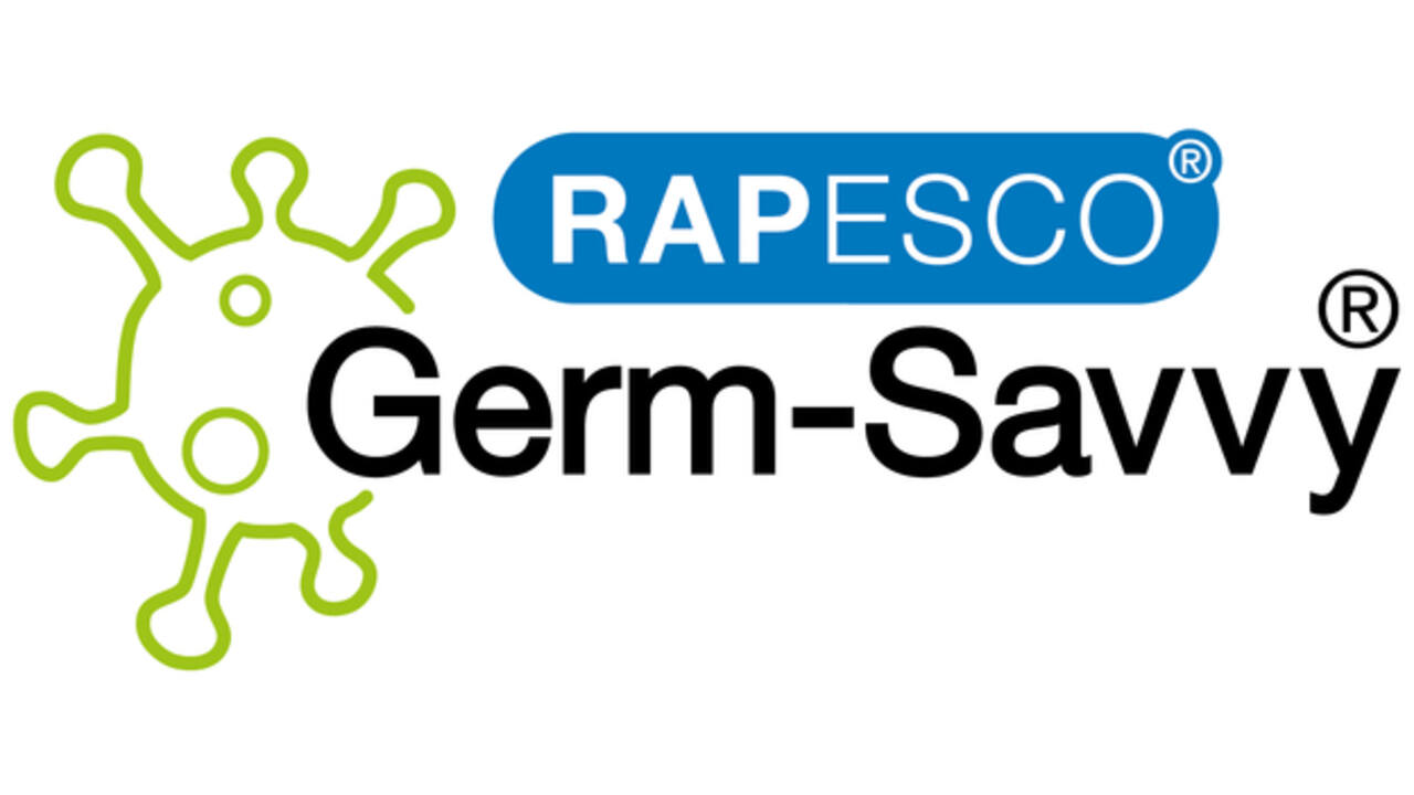 Klembordmap Rapesco Germ-Savvy antibacterieel A4 zwart