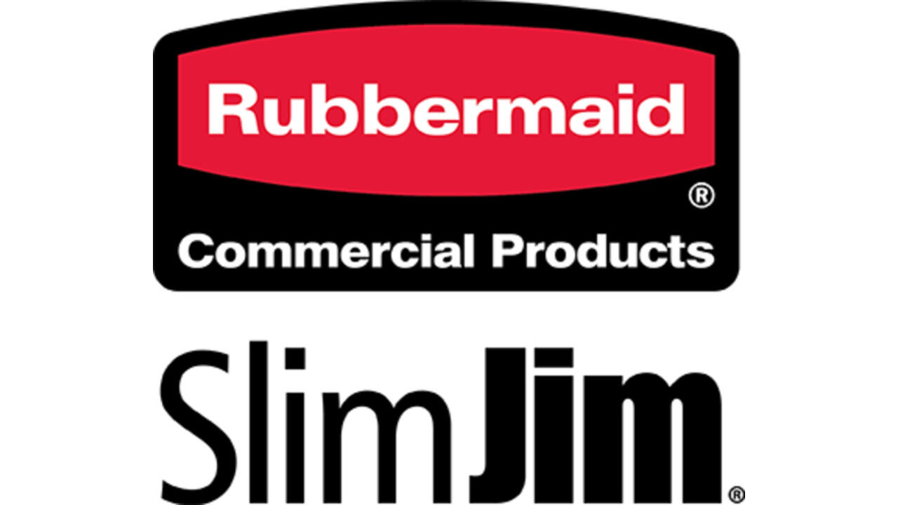 Afvalbak Rubbermaid Slim Jim Vented met luchtsleuven 60liter grijs