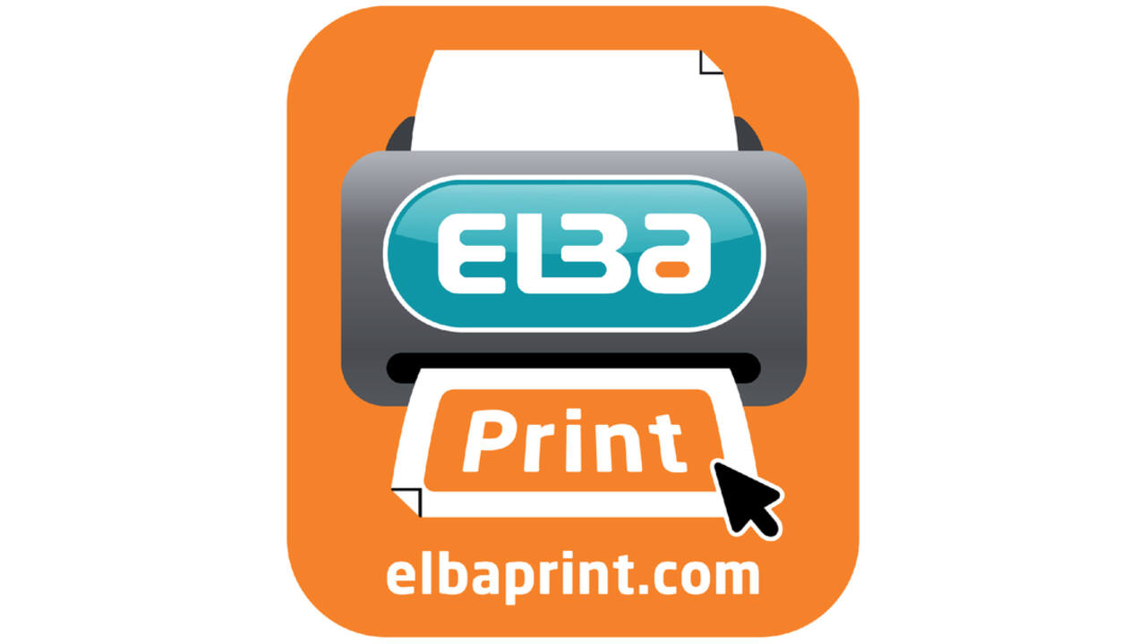 Ordner Elba Smart Original A4 50mm karton zwart gewolkt