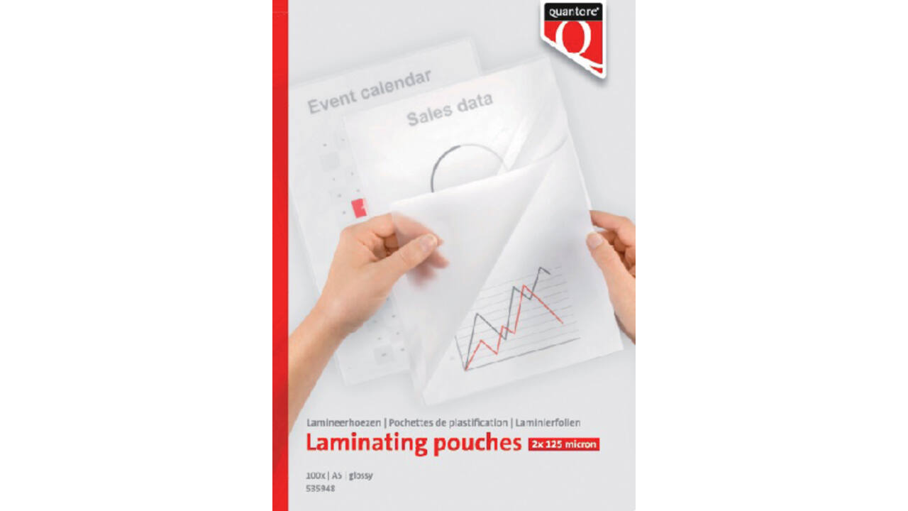 Lamineerhoes Quantore A5 154x216mm 2x125micron 100stuks