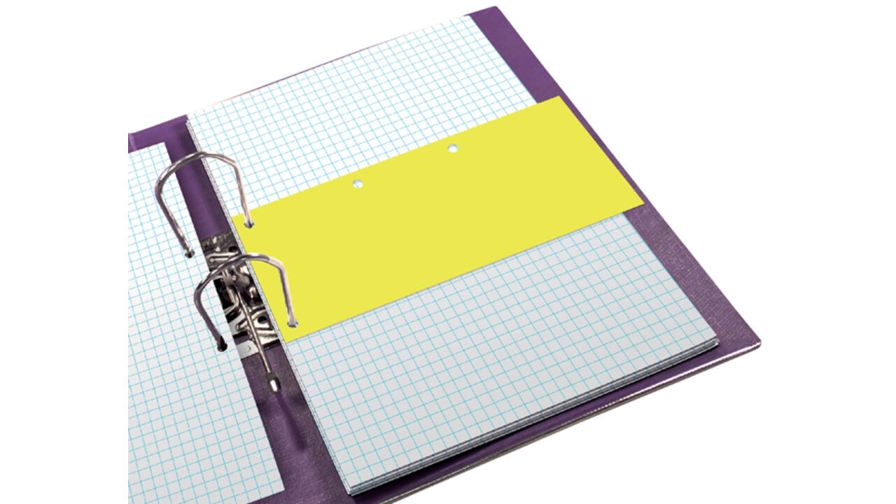 Scheidingsstrook Oxford Duo 240x105mm geel