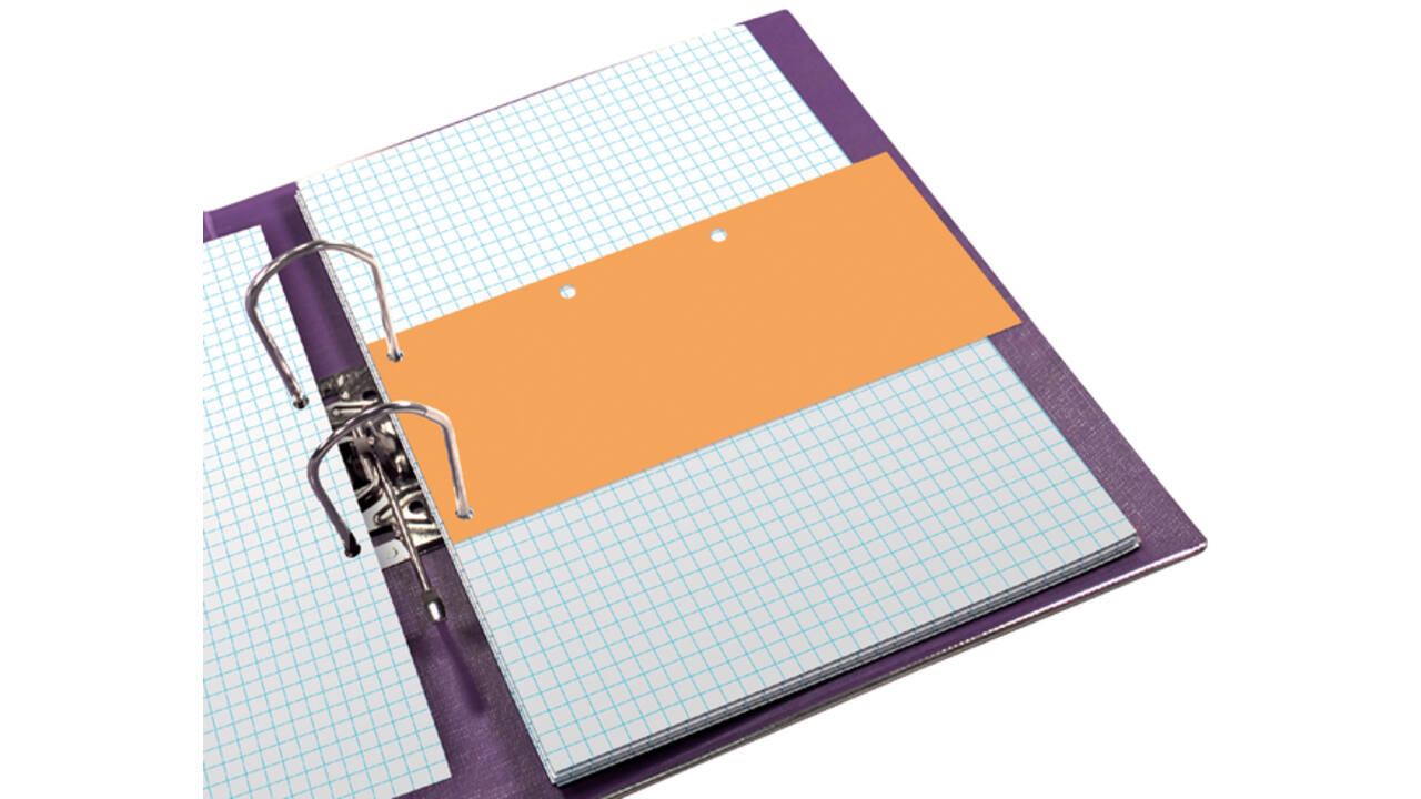Scheidingsstrook Oxford duo 240x105mm oranje