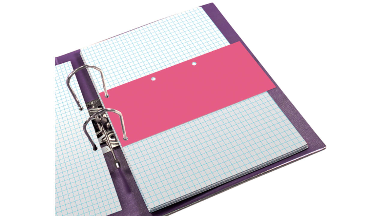 Scheidingsstrook Oxford duo 240x105mm roze