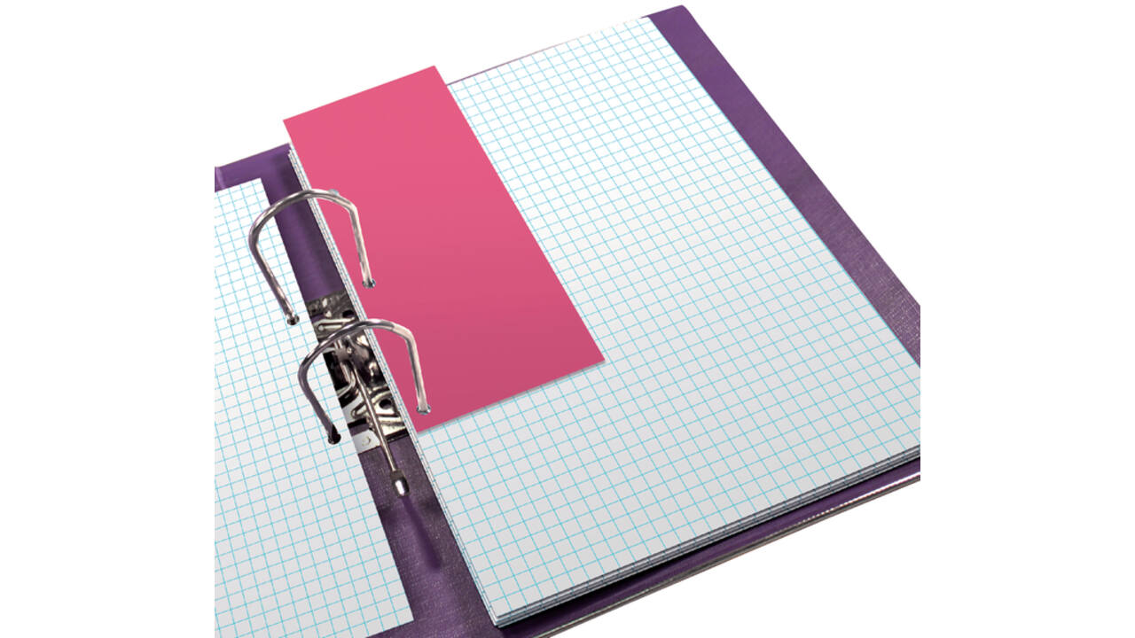 Scheidingsstrook Oxford duo 240x105mm roze