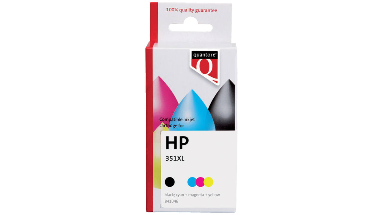 Inktcartridge Quantore alternatief tbv HP CB338EE 351XL kleur