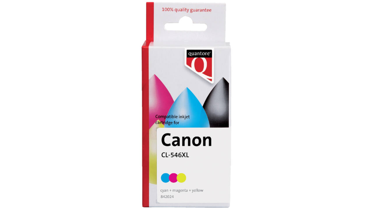Inktcartridge Quantore alternatief tbv Canon CL-546XL kleur