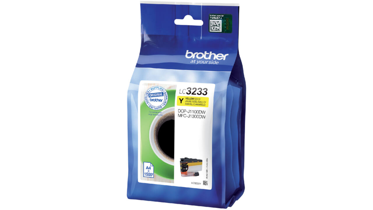 Inktcartridge Brother LC-3233Y geel
