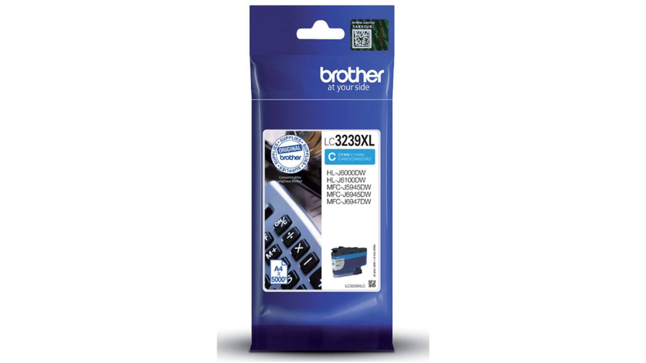 Inktcartridge Brother LC-3239XLC blauw