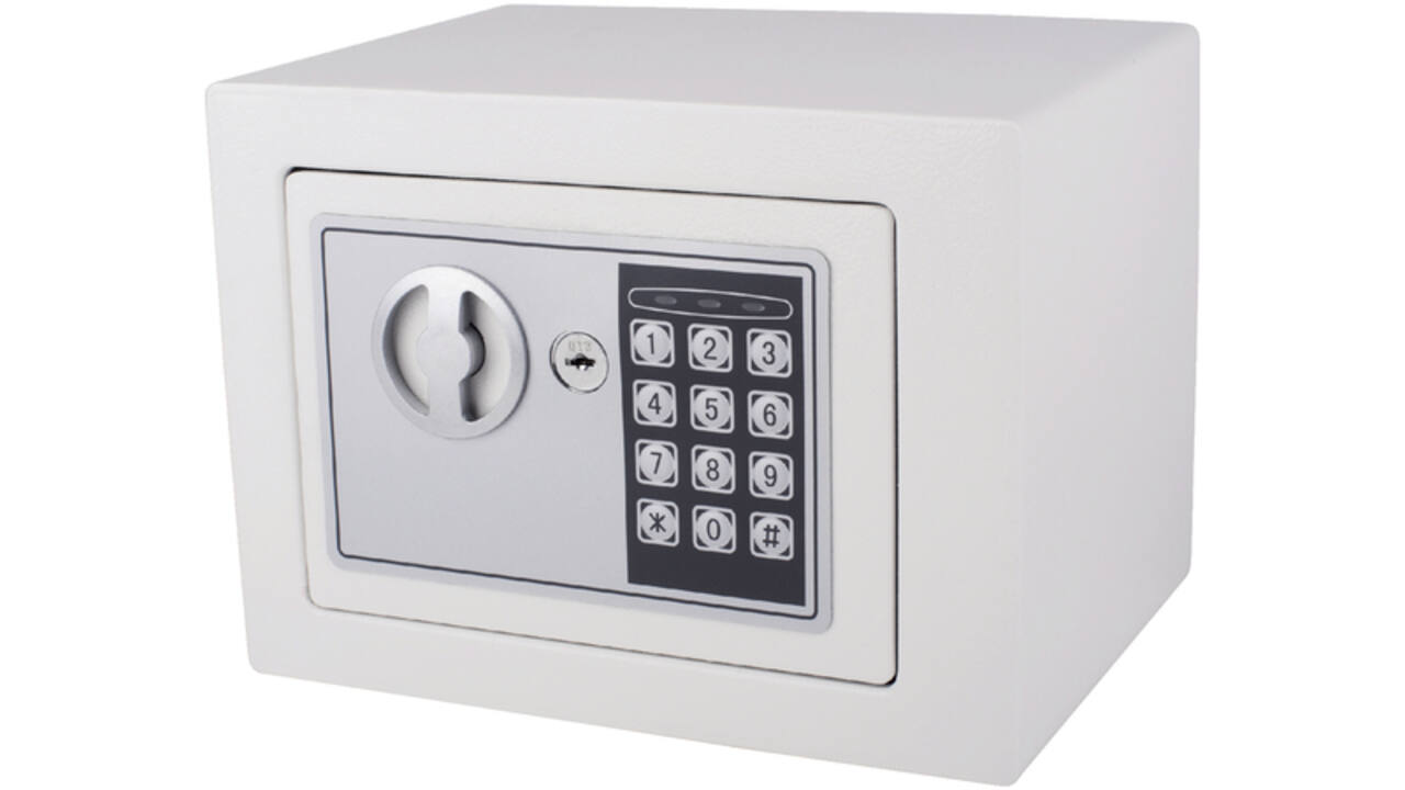 Kluis Pavo mini elektronisch 230x170x170mm wit