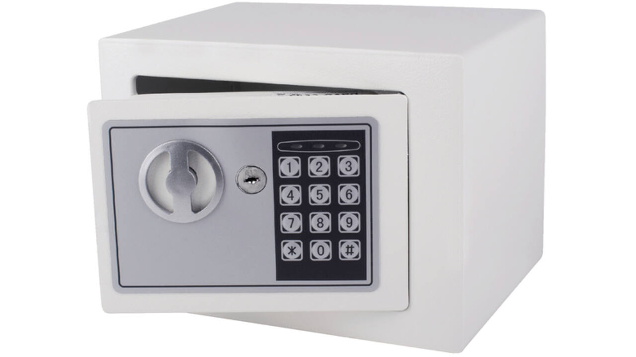 Kluis Pavo mini elektronisch 230x170x170mm wit