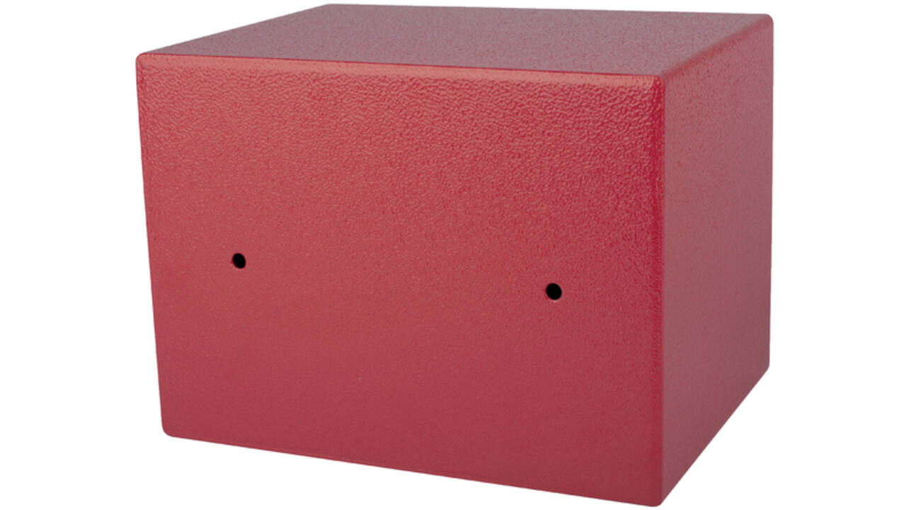 Kluis Pavo mini elektronisch 230x170x170mm rood
