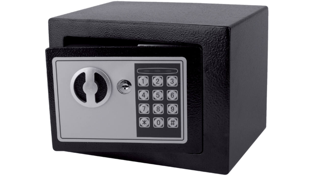 Kluis Pavo mini elektronisch 230x170x170mm zwart