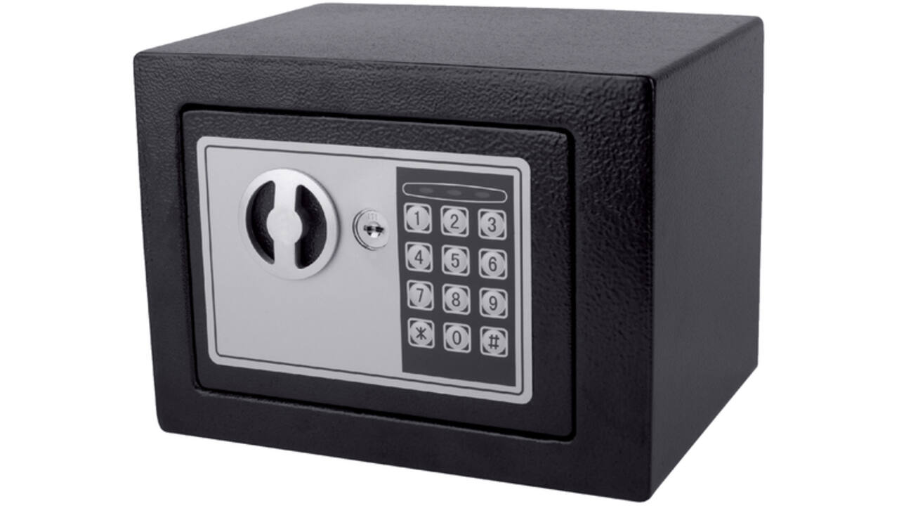 Kluis Pavo mini elektronisch 230x170x170mm zwart