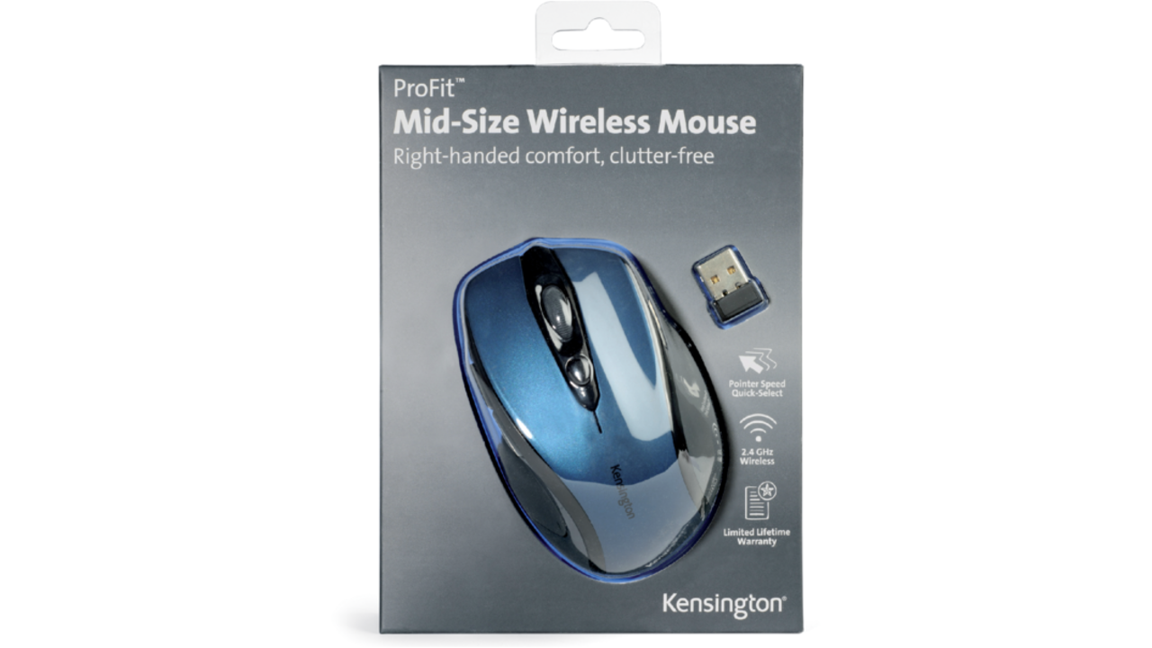 Muis Kensington Pro Fit draadloos blauw