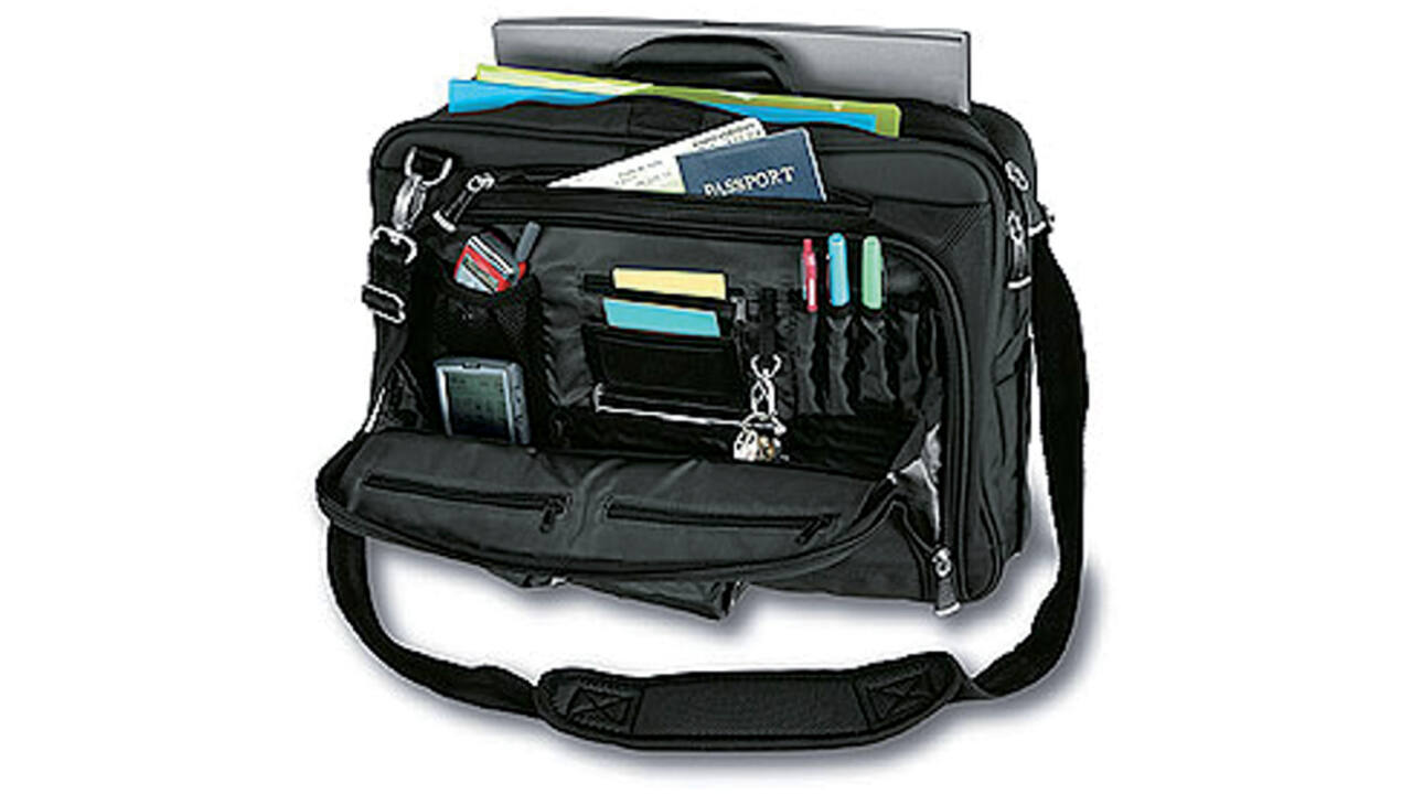 Laptoptas Trolley Kensington Contour 17" zwart