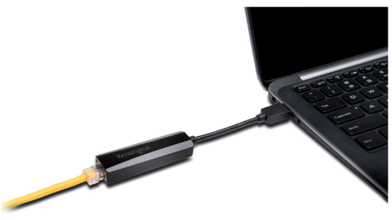 Kabel Kensington Ethernet adapter USB 3.0