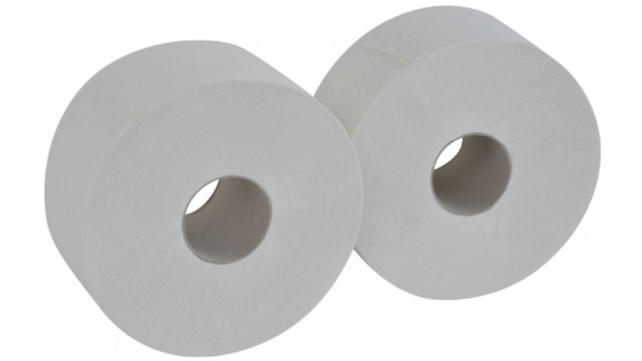 Toiletpapier Cleaninq Mini Jumbo 2laags 170m 12rollen