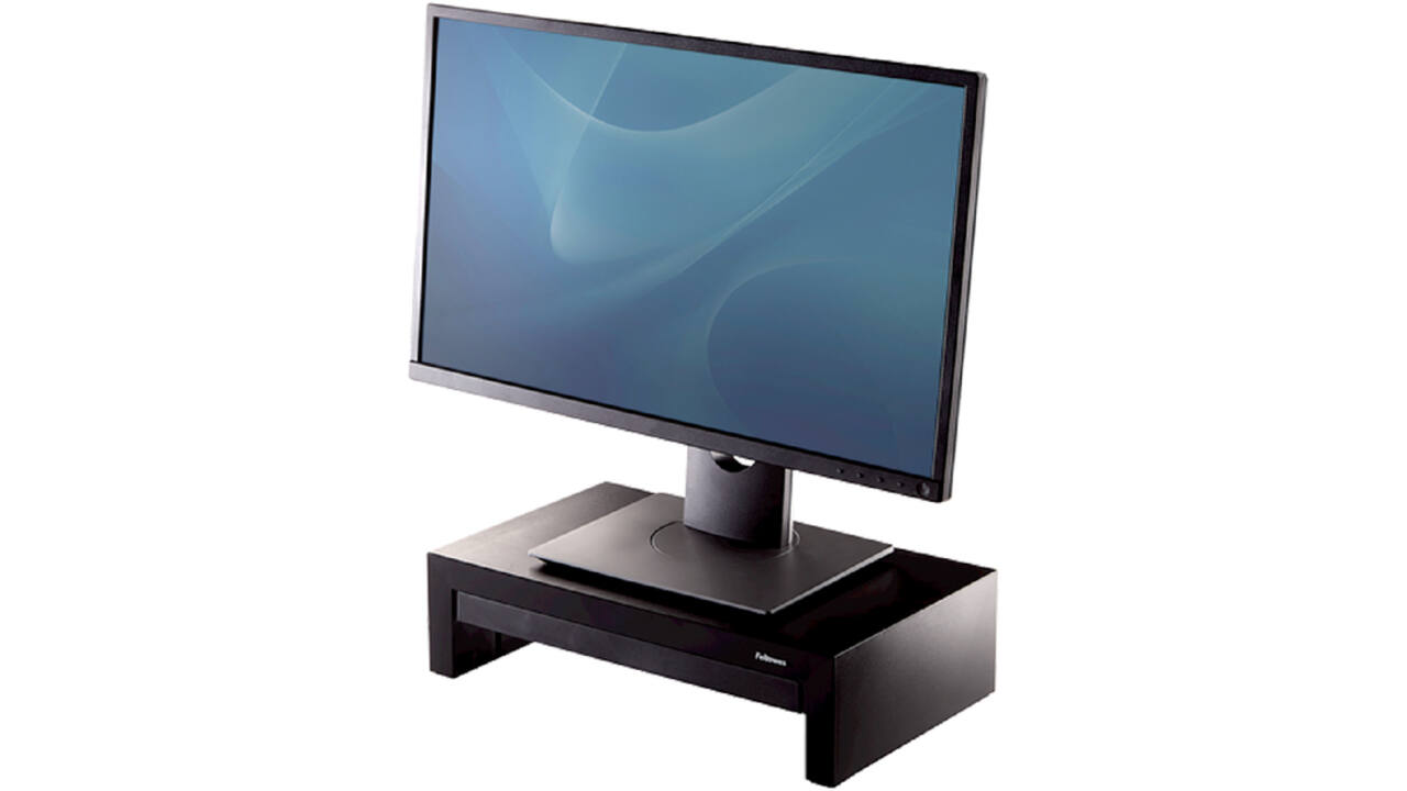 Monitorstandaard Fellowes Designer Suites zwart