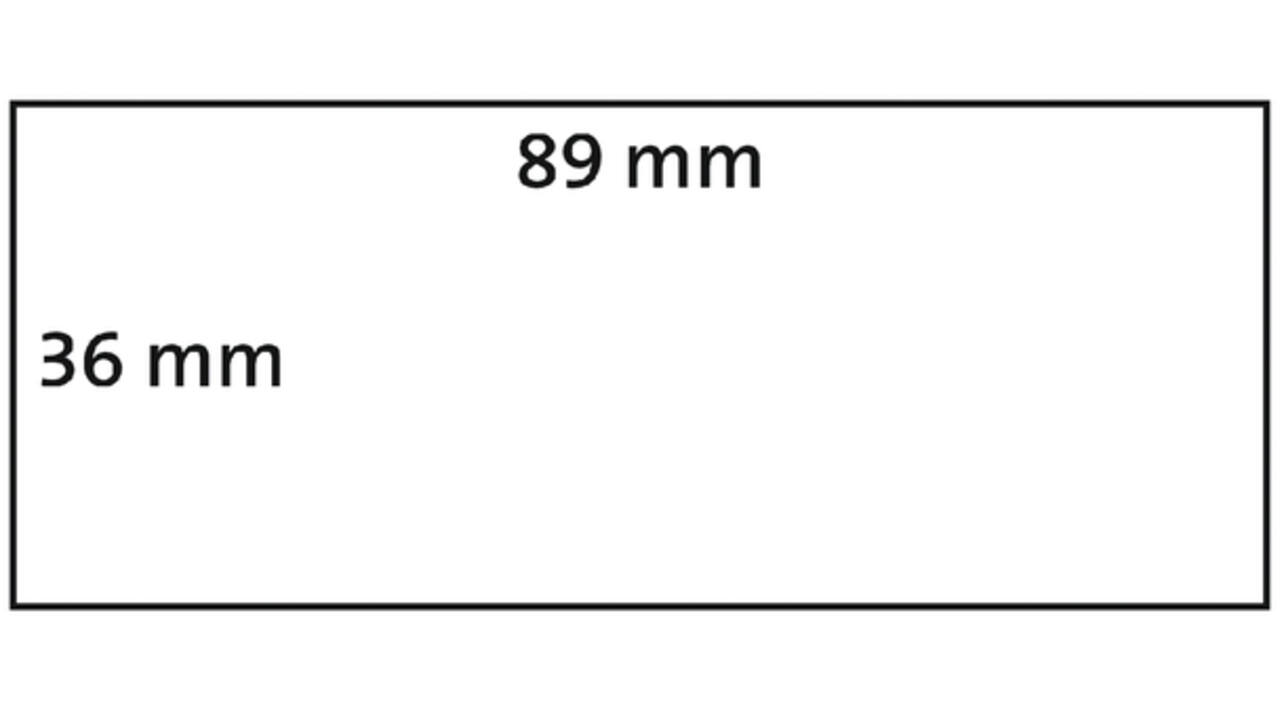 Etiket Dymo LabelWriter adressering 36x89mm 24 rollen á 260 stuks wit